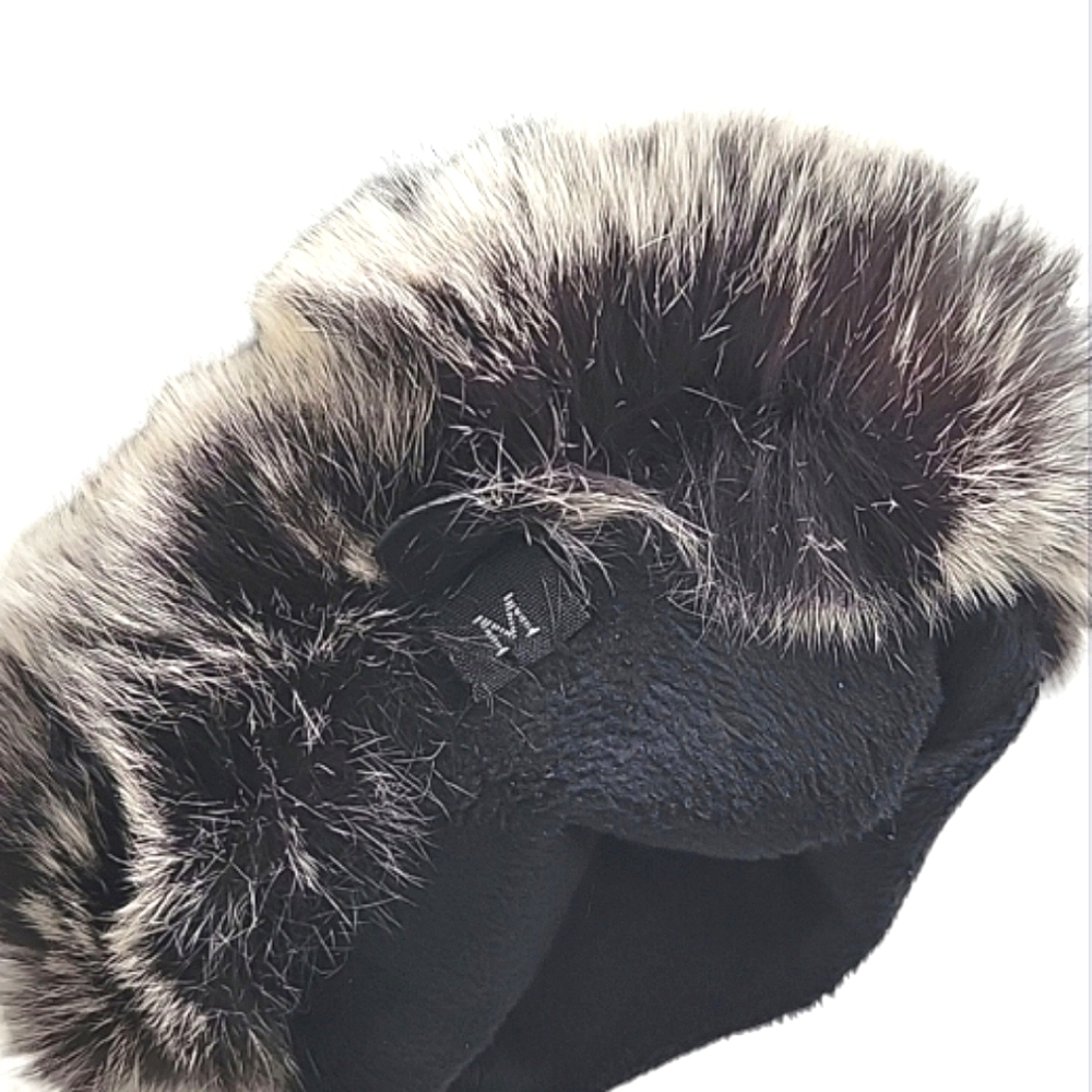 Alaskan Fur Knit Snow Top REX Scarf Headwrap + matching Lambskin LEA Gloves NWT - Picture 13 of 14